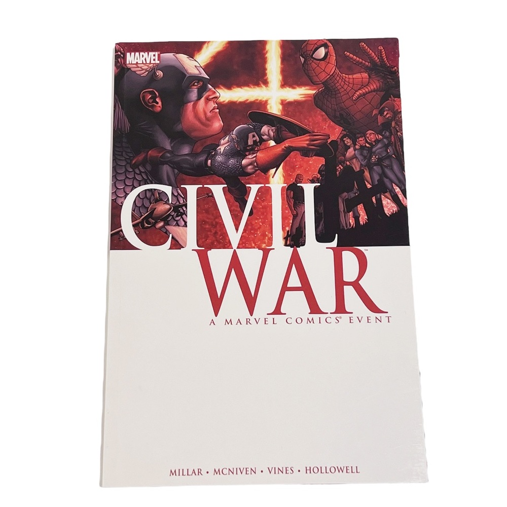 Marvel Civil War Graphic Novel Comic Book Trade Paperback TPB